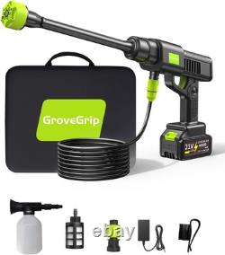 Cordless Pressure Washer with 1X4000Mah Batteries, 870 PSI Portable Power Cleane