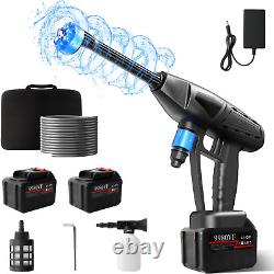 Cordless Pressure Washer with 2 Batteries, 96V 30Bar/434PSI High Cordless Power