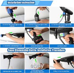 Cordless Pressure Washer with 2 Batteries, 96V 30Bar/434PSI High Cordless Power