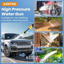 Cordless Pressure Washer with 2 x 4000mAh Batteries, 45Bar PSI Battery-Powered J