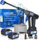 Cordless Pressure Washer With 6-in-1 Nozzle & Dual 4000mah Batteries 1160 Psi