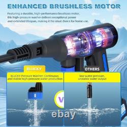 Cordless Pressure Washer with 6-in-1 Nozzle & Dual 4000mAh Batteries 1160 PSI
