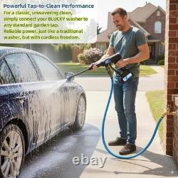 Cordless Pressure Washer with 6-in-1 Nozzle & Dual 4000mAh Batteries 1160 PSI