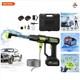 Cordless Pressure Washer With Battery, 725psi 2x15ah, Portable 6 In 1 Handhel
