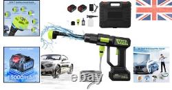 Cordless Pressure Washer with Battery, 725PSI 2x15Ah, Portable 6 in 1 Handhel