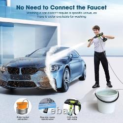 Cordless Pressure Washer with Battery, 725PSI 2x15Ah, Portable 6 in 1 Handhel