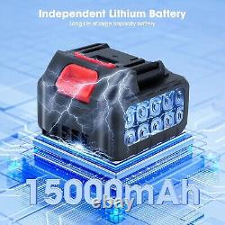 Cordless Pressure Washer with Battery, 725PSI 2x15Ah, Portable 6 in 1 Handhel