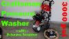 Craftsman Pressure Washer Review 3000 Psi With Driveway Scrubber And Homemade Wheeled Base