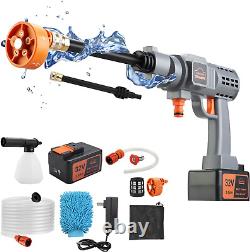 DEWINNER 32V Cordless Battery Powered Pressure Washer, 700PSI Portable Pressure