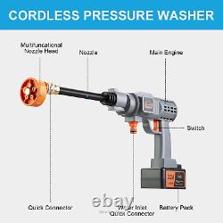 DEWINNER 32V Cordless Battery Powered Pressure Washer, 700PSI Portable Pressure