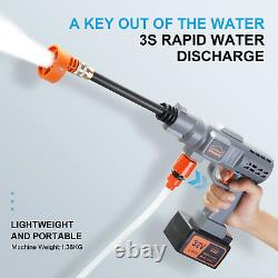 DEWINNER 32V Cordless Battery Powered Pressure Washer, 700PSI Portable Pressure