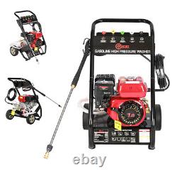 Dkiei High Powered Pressure 2500psi 7hp Jet Washer 9 Litre Petrol Engine Mobiled