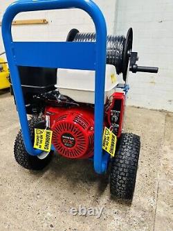 Drain Jetter. Electric Start Honda Gx390 3000Psi 21LPM, Power Washer