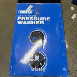Draper 165Bar Electric High Powered Pressure Washer 2393Psi Jet Wash 98677
