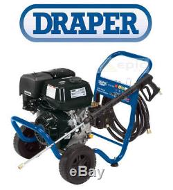 Draper HD 262 BAR (3800PSI) 13HP Petrol Driven Pressure Power Jet Washer 83819