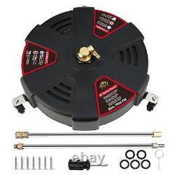 Driveway Power Washer 16inch Rotary Surface Cleaner for Patio Decks Driveway