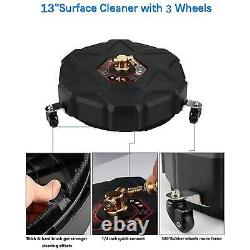 Driveway Power Washer Surface Cleaner, High Pressure 2500PSI Rotary Surface