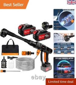 Effortless 652 PSI Portable Pressure Washer with 5m Hose & Dual 3.0Ah Batteries