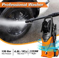 Eklipt High-Pressure Washer, 1960 Max PSI 1.45GPM 13-AMP Electric High Power 5M