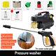 Electric Car Pressure Washer With Extension Tube 1700 Psi 2.6 Gpm High Power