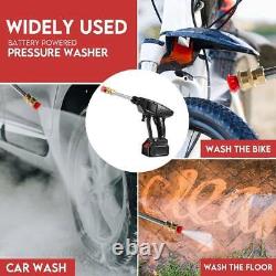 Electric Cordless High Power Car Pressure Washer Water Gun Jet Wash Cleaner Kit