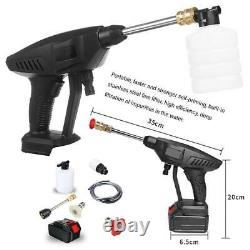 Electric Cordless High Power Car Pressure Washer Water Gun Jet Wash Cleaner Kit