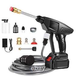 Electric Cordless High Power Car Pressure Washer Water Gun Jet Wash Cleaner Kit