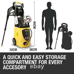 Electric High Power Pressure Washer 3800PSI Power Jet Wash Patio Car Cleaner