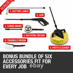 Electric High Power Pressure Washer 3800PSI Power Wash Patio Car Cleaner UK