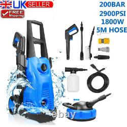 Electric High Pressure Power Washer Machine Water Patio Car Jet Cleaner 2900 PSI