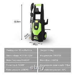 Electric High Pressure Power Washer Machine Water Patio Car Jet Cleaner 3500 PSI