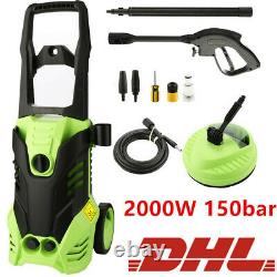 Electric High Pressure Washer 3000PSI 2000W Power Jet Water Patio Car Cleaner EU