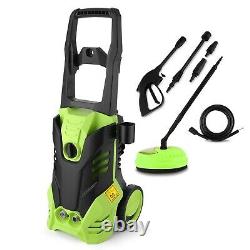 Electric High Pressure Washer Power 2000W 135/150Bar Jet Water Patio Car Cleaner
