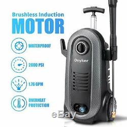 Electric Power Washer, 2600PSI 1.75GPM Brushless Induction Electric Pressure