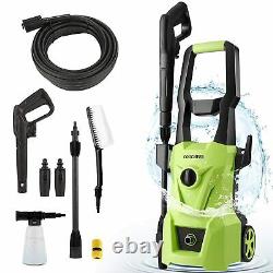 Electric Pressure Washer 1520PSI 1400W High Power 120Bar Jet Cleaner Home Patio