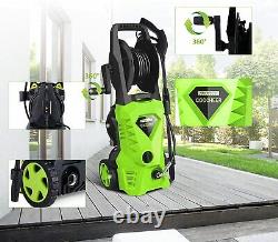 Electric Pressure Washer 1650W High Power 2600PSI&135Bar Jet Wash Patio Home NEW