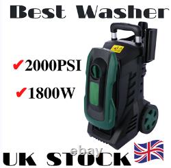 Electric Pressure Washer 2000PSI / 135Bar High Power Water Jet Patio Car Garden