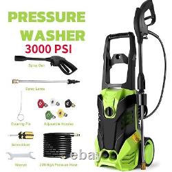 Electric Pressure Washer 2000W High Power 3000PSI / 150BAR Jet Wash Car & Patio