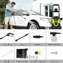 Electric Pressure Washer 2030PSI 120 Bar Water High Power Jet Wash Patio Car