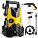 Electric Pressure Washer 2050psi 135 Bar Water High Power Jet Wash Patio Car