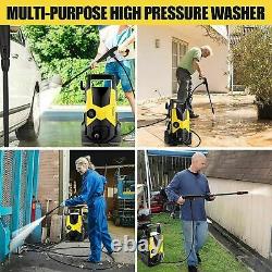 Electric Pressure Washer 2050PSI 135 Bar Water High Power Jet Wash Patio Car