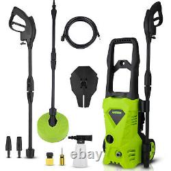 Electric Pressure Washer 2500PSI 1600W High Power 135 bar Jet Cleaner Patio Car