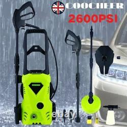 Electric Pressure Washer 2500PSI 1600W High Power 135bar Jet Cleaner Patio Car