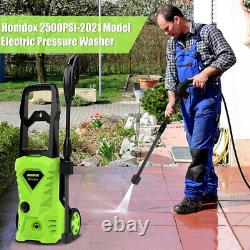 Electric Pressure Washer 2500PSI 1600W Jet Cleaner Garden & Patio Car Powerful