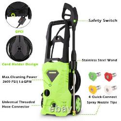 Electric Pressure Washer 2500 PSI/135 Bar High Power Jet Wash Patio Car Clean UK