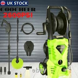 Electric Pressure Washer 2600PSI 1600W High Power 135 bar Jet Cleaner Patio Car