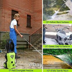 Electric Pressure Washer 2600PSI 1600W High Power 135 bar Jet Cleaner Patio Car