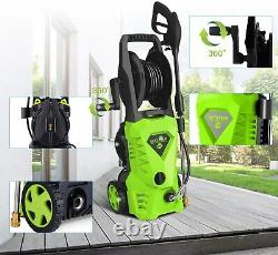 Electric Pressure Washer 2600PSI 1600W High Power 135 bar Jet Cleaner Patio Car