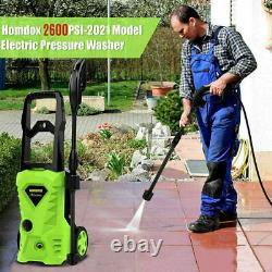 Electric Pressure Washer 2600PSI 1650W High Power 135 bar Jet Cleaner Patio E 62