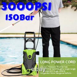 Electric Pressure Washer 3000PSI 150BAR Water High Power Wash Cleaner Patio Car